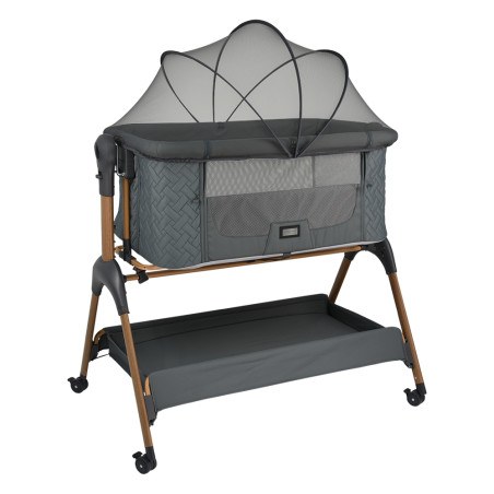 Λίκνο Bebe Stars Style 2 in 1 Smoked Grey 847-186