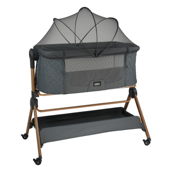 Λίκνο Bebe Stars Serenity 2 in 1 Smoked Grey 846-186