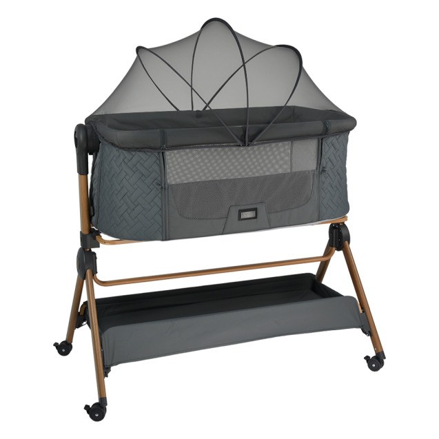 Λίκνο Bebe Stars Serenity 2 in 1 Smoked Grey...
