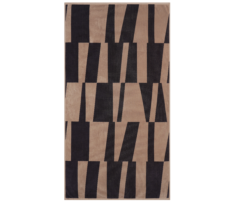 Πετσέτα Θαλάσσης Nef-Nef Inception Sand/Anthracite 80x160