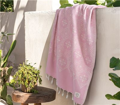 Πετσέτα Θαλάσσης Nef-Nef Degenis Mauve 90x170