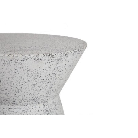 Σκαμπό Biella Terazzo Grey Black (35x35x44) Soulworks 0800001