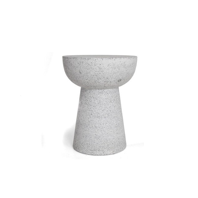 Σκαμπό Noria Terazzo Grey Black (41x41x54)...