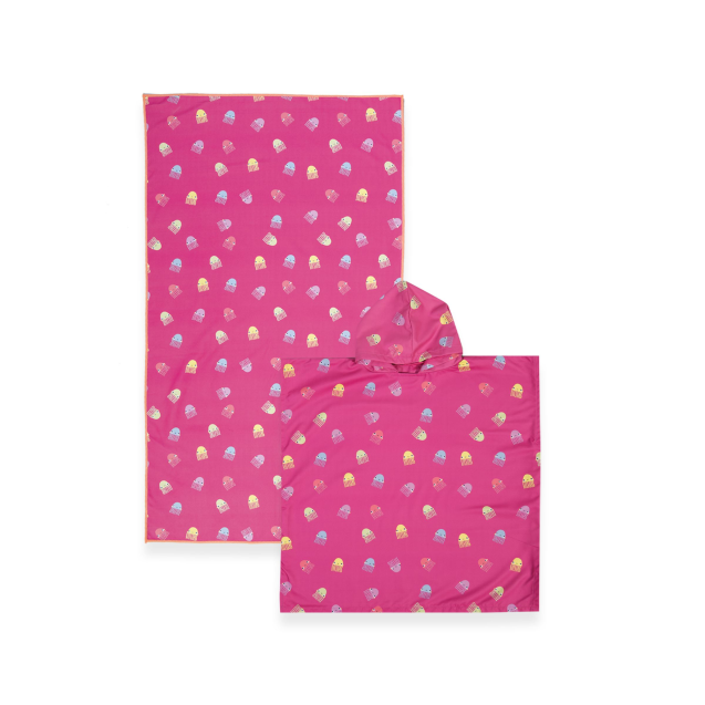 Πόντσο Θαλάσσης Nef-Nef Jelly Team Fuchsia 65x65