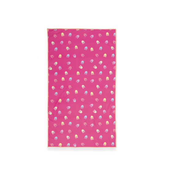 Παιδική Πετσέτα Θαλάσσης Nef-Nef Jelly Team Fuchsia 70x120