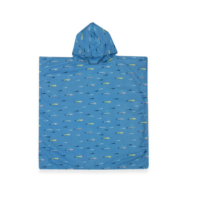 Πόντσο Θαλάσσης Nef-Nef Fish Team Blue 65x65