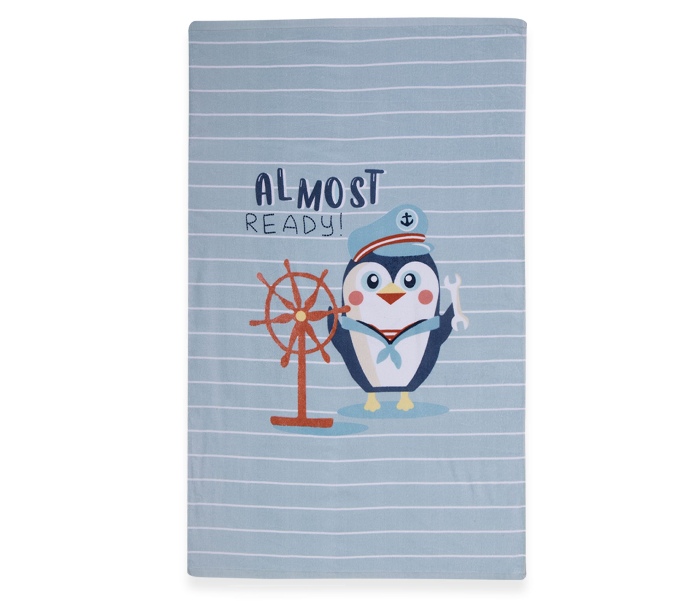 Παιδική Πετσέτα Θαλάσσης Nef-Nef Penguin L.Blue 70x120