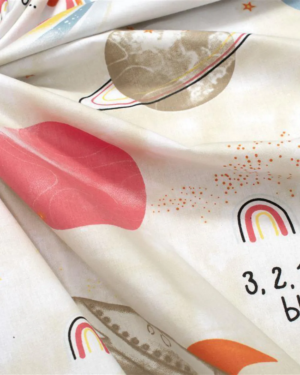 Dimcol Πάνα Χασέ bebe Spaceship 186 80x80 Beige