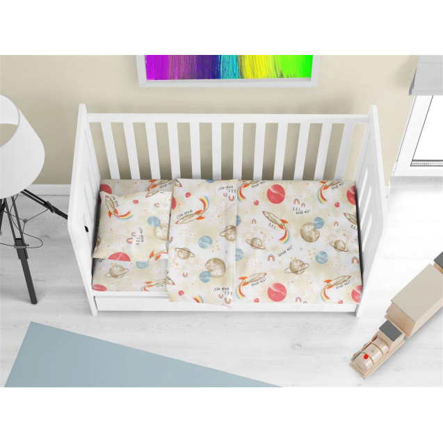 Μαξιλαροθήκη Εμπριμέ bebe Spaceship 186 35x45...