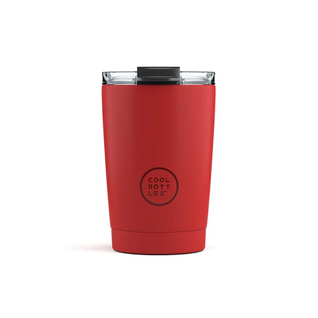 Ανοξείδωτο Ποτήρι - Θερμός Cool Bottles Έντονο Κόκκινο 330ml CB302538