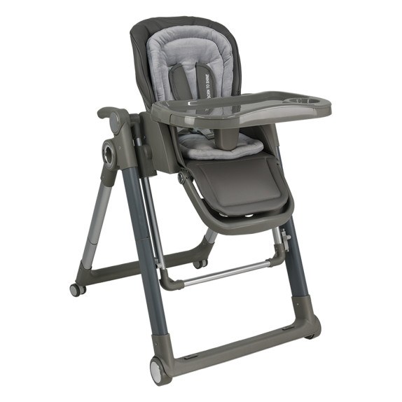 Καρέκλα Φαγητού-Κούνια Bebe Stars Yum-Yum 2σε1 Grey 870-186