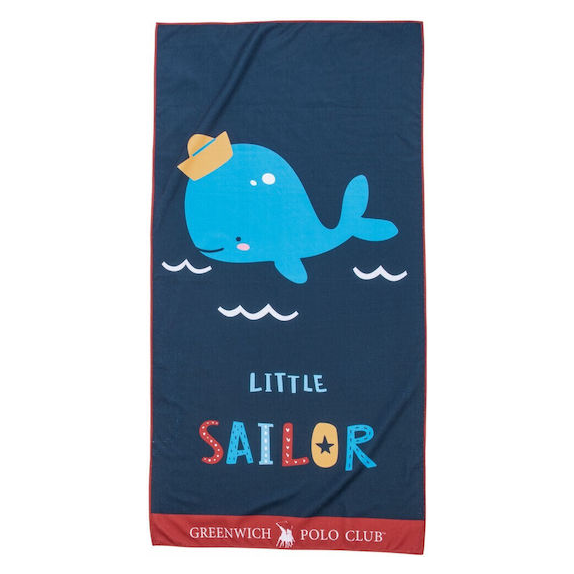 Παιδική Πετσέτα Θαλάσσης Greenwich Polo Club 3762 70x140