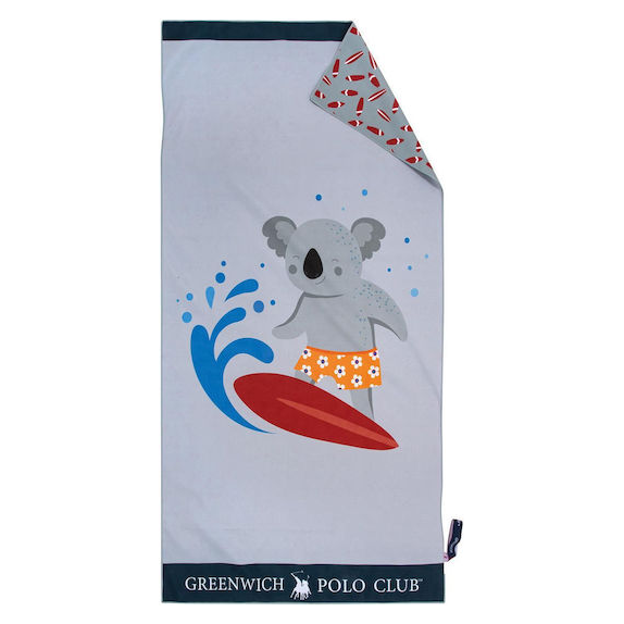 Πετσέτα Θαλάσσης Greenwich Polo Club 70x140 3882 Κίτρινο-...