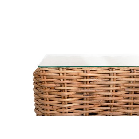 Τραπέζι Καθιστικού Cirebon Natural (60x110x40) Soulworks 0100053