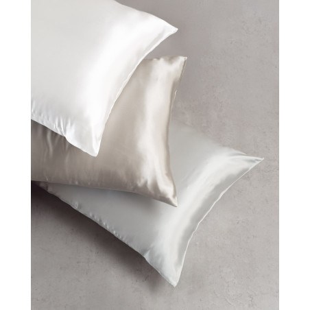 Μαξιλαροθήκη Rythmos Silk Sleep Λευκο 50x70