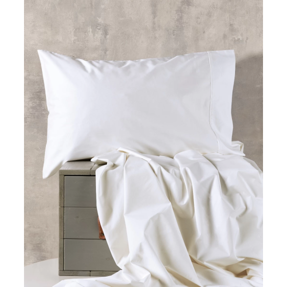 Σετ Σεντόνια Υπέρδιπλα 4 Τεμαχίων Kentia Yn 25 Mnx White...