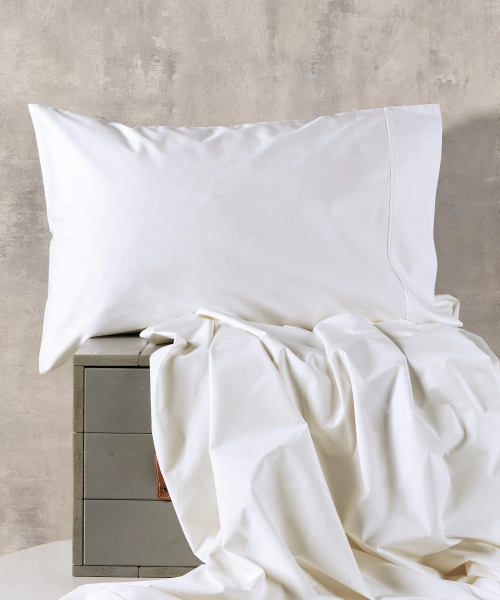 Σετ Σεντόνια Υπέρδιπλα 4 Τεμαχίων Kentia Yn 25 Mnx White 240x270