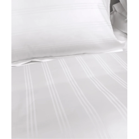 Σετ Παπλωματοθήκη Υπέρδιπλη 3 Τεμαχίων Kentia Yn 25 Mnx Zakar white 220x240