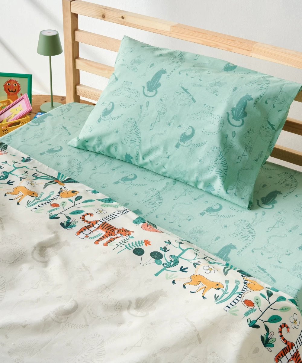 Σετ Παιδικές Μαξιλαροθήκες 2 Τεμαχίων Kentia Selva A 50x70