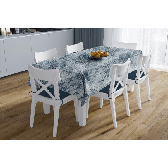 Τραπεζομάντηλο Αλέκιαστο Dimcol Skid Marks 471 140x180 Blue