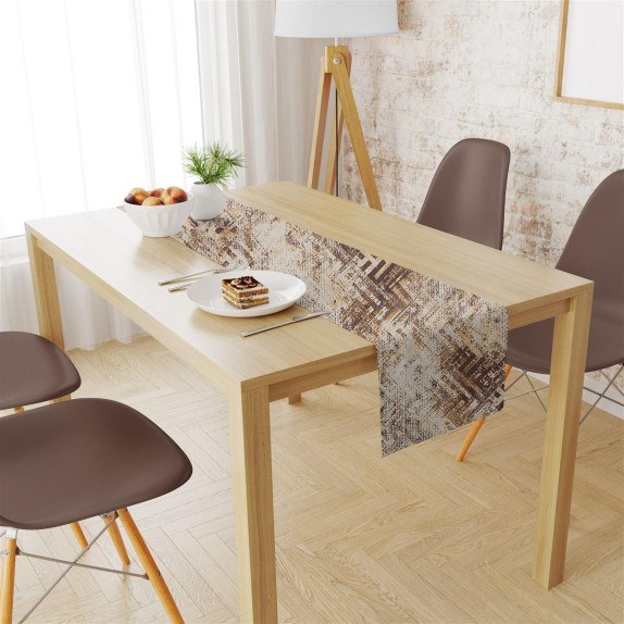 Τραβέρσα Αλέκιαστη Dimcol Skid Marks 472 40x180 Beige