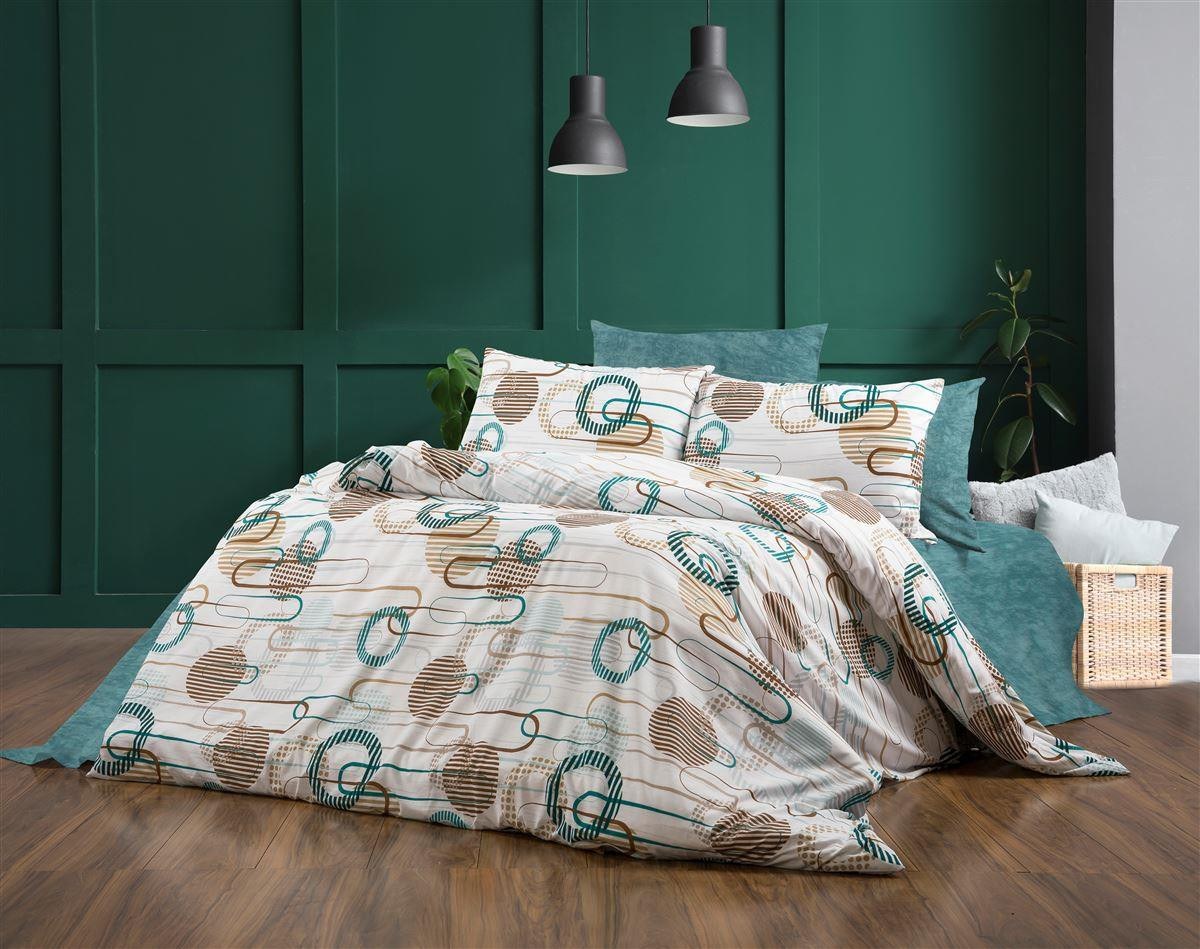 Πάπλωμα Υπέρδιπλο Dimcol Διώνη 601 220x240 White-Petrol