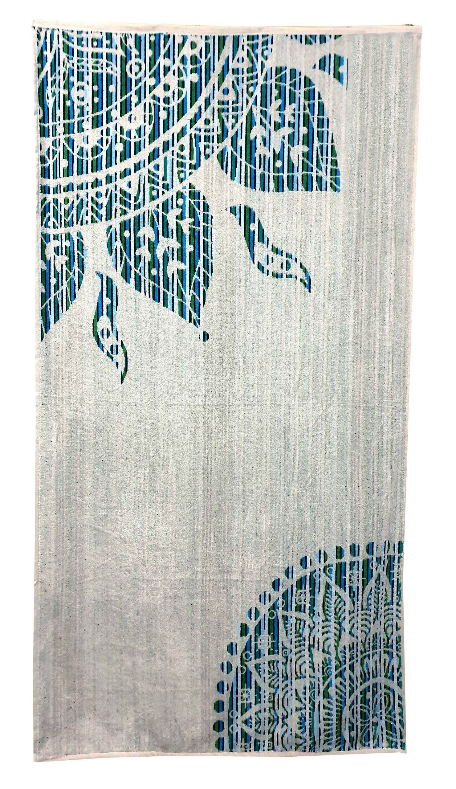 Πετσέτα Θαλάσσης ΚΟΜΒΟΣ Βελουτέ Zakar Design 3 Cotton 100% 85x160