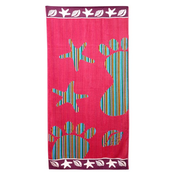 Πετσέτα Θαλάσσης ΚΟΜΒΟΣ Βελουτέ Zakar Design 9 Cotton...