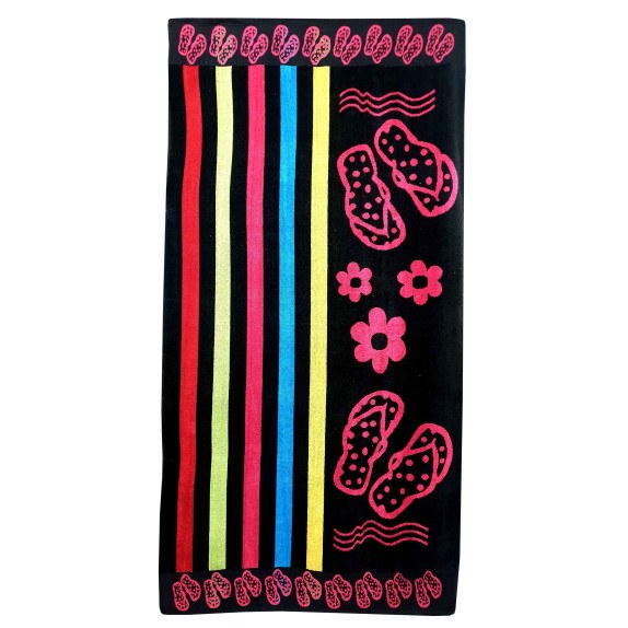 Πετσέτα Θαλάσσης ΚΟΜΒΟΣ Βελουτέ Zakar Design 12 Cotton...