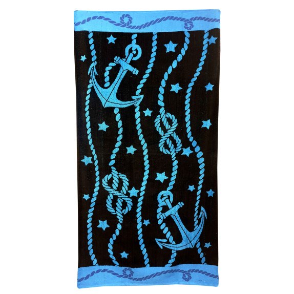 Πετσέτα Θαλάσσης ΚΟΜΒΟΣ Βελουτέ Zakar Design 13 Cotton...