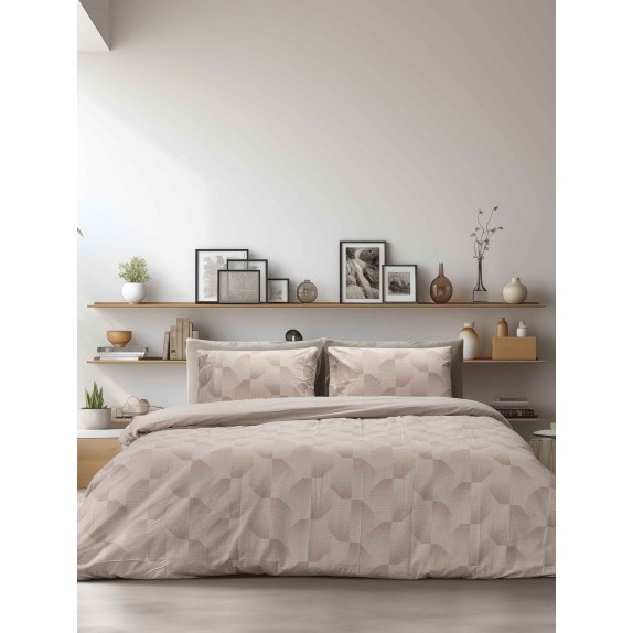 Σετ Σεντόνια Υπέρδιπλα με Λάστιχο 4 Τεμαχίων Madi Boxy...