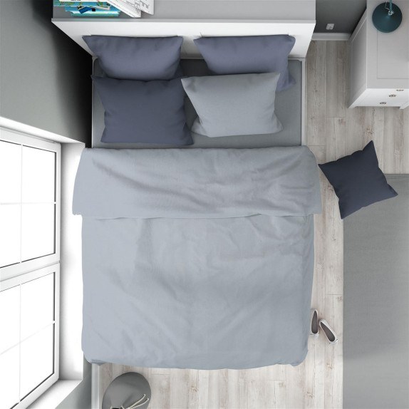 Πάπλωμα Μονό Dimcol Solid 505 160x240 Light Blue-Grey