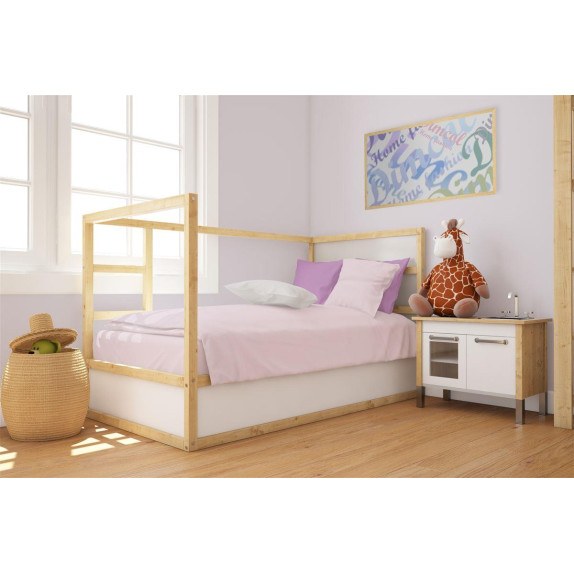 Βρεφική Παπλωματοθήκη Dimcol Solid 506 120x160 Light Purple