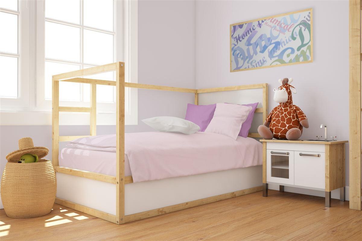 Βρεφική Παπλωματοθήκη Dimcol Solid 506 120x160 Light Purple