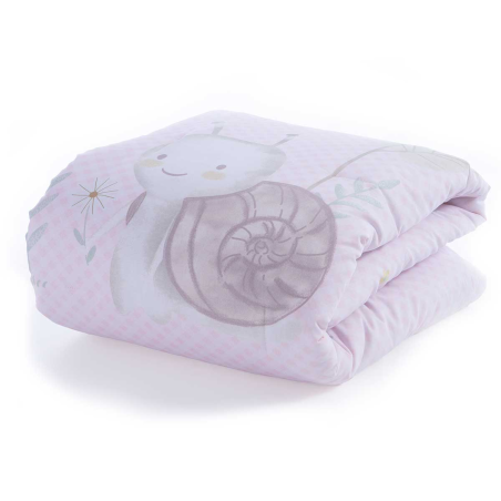 Βρεφικό Πάπλωμα Nef-Nef Cute Snail Pink 110x140
