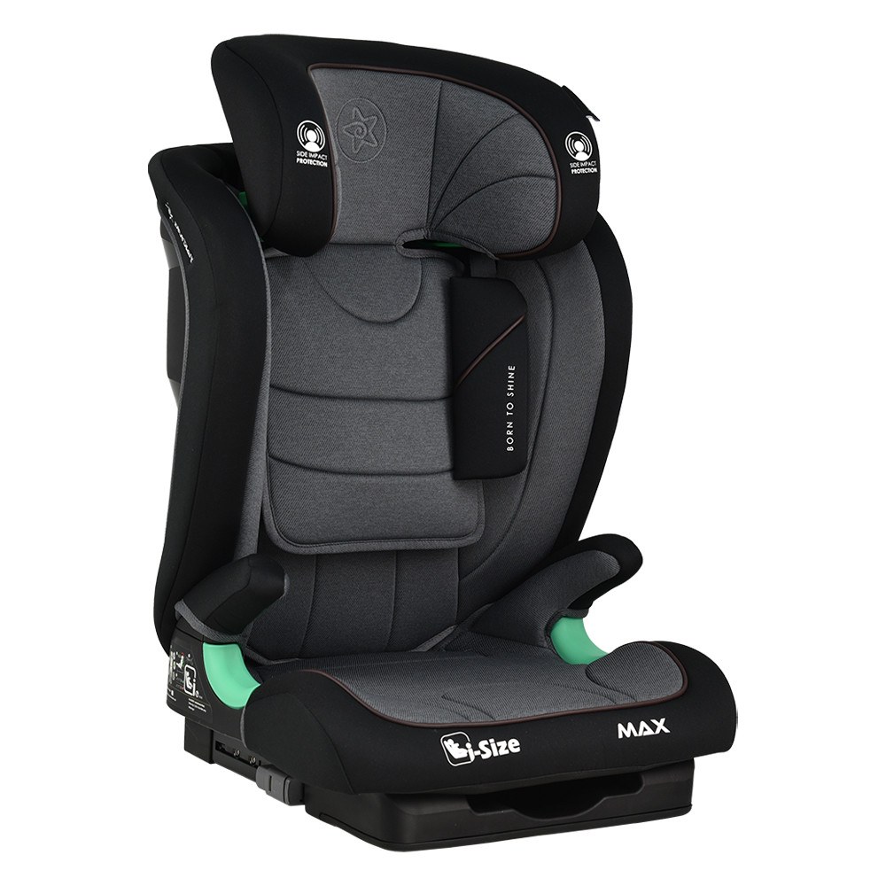Κάθισμα Αυτοκινήτου Bebe Stars Max Isofix i-Size Grey 936-186