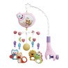 Μουσικό κρεβατιού με φώς Bebe Stars Cartoon Bear Pink 860-140
