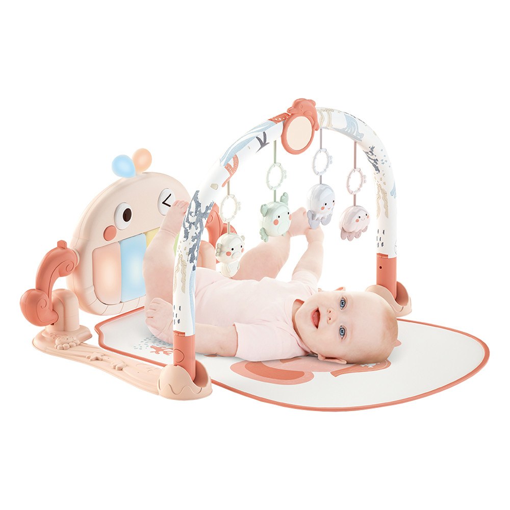 Bebe Stars Γυμναστήριο Bebe Stars Piano Whale Pink 100-204