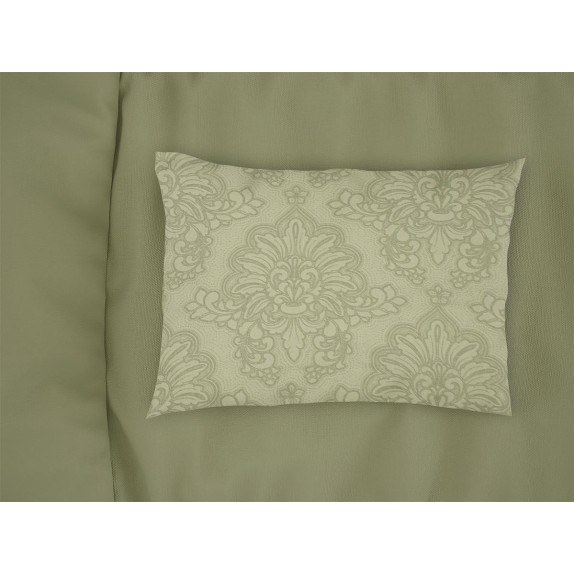 Μαξιλαροθήκη Dimcol Εμπριμέ Άρτεμις 704 50x70 Light Olive