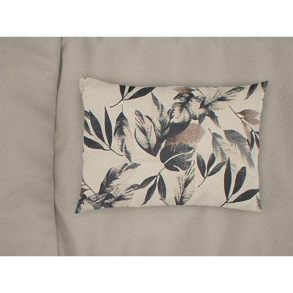 Μαξιλαροθήκη Dimcol Εμπριμέ Ευριδίκη 710 50x70 Ecru-Black