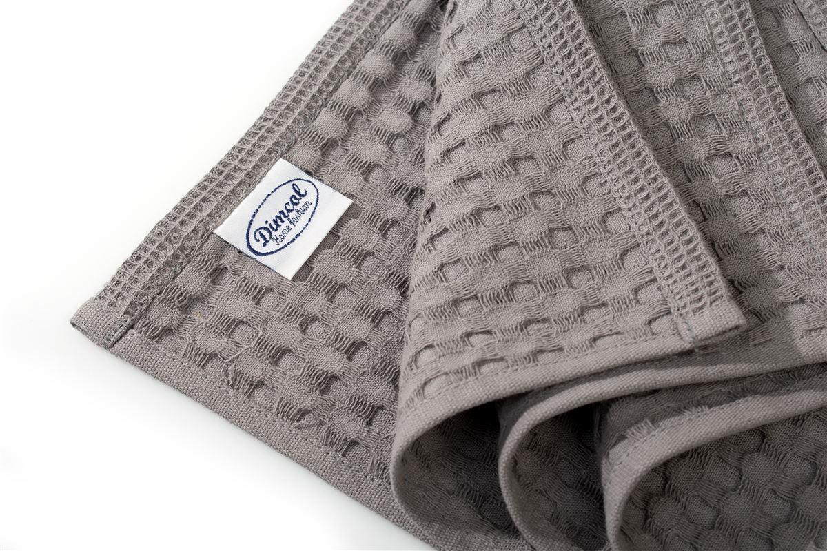 Ποτηρόπανο Dimcol Πικέ Solid 50x70 Grey