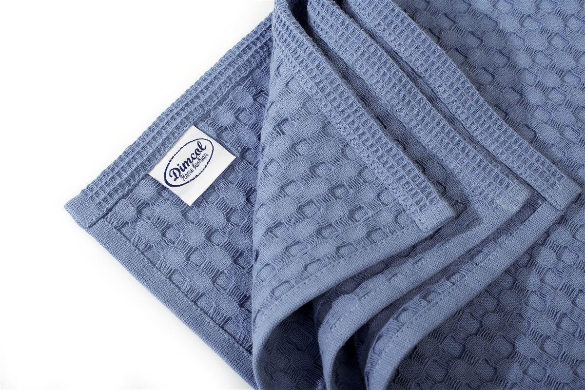 Ποτηρόπανο Dimcol Πικέ Solid 50x70 Classic Blue