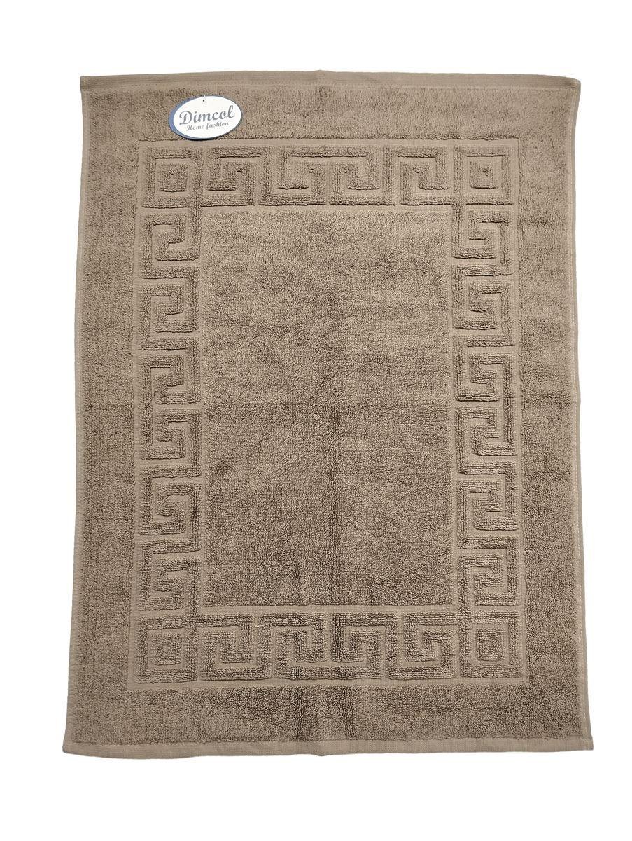 Ξενοδοχειακό Πατάκι Μπάνιου 700 Gr/M² Jacquard Μαίανδρος 50X70 Μπεζ