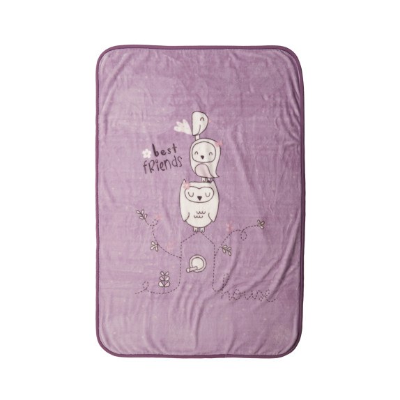 Βρεφική Κουβέρτα Βελουτέ Αγκαλιάς Nef-Nef Best Friends...