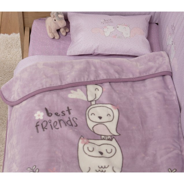 Βρεφική Κουβέρτα Βελουτέ Αγκαλιάς Nef-Nef Best...