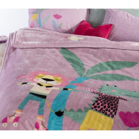 Παιδική Κουβέρτα Nef-Nef Roller Friends Lilac 160x220