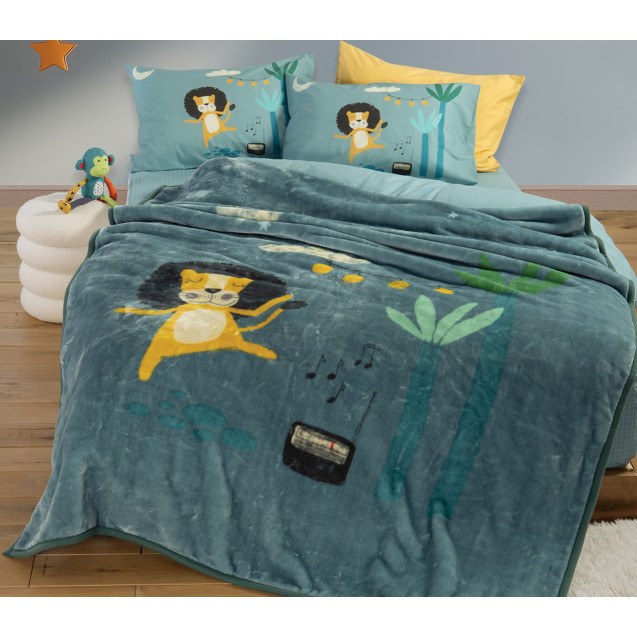 Παιδική Κουβέρτα Nef-Nef Wild Dance Stone Blue...