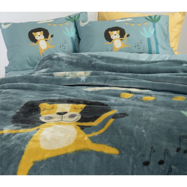 Παιδική Κουβέρτα Nef-Nef Wild Dance Stone Blue...