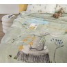 Παιδική Κουβέρτα Nef-Nef Woodland Party Pistachio 160x220