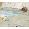Παιδική Κουβέρτα Nef-Nef Woodland Party Pistachio 160x220